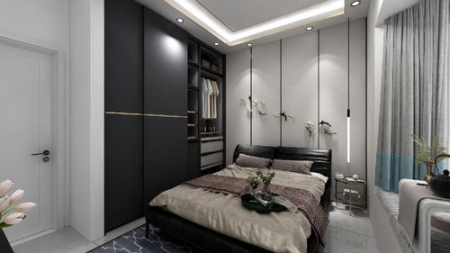 75平現代簡約二居裝修效果案例 簡約輕奢格調，優雅生活實景賞析